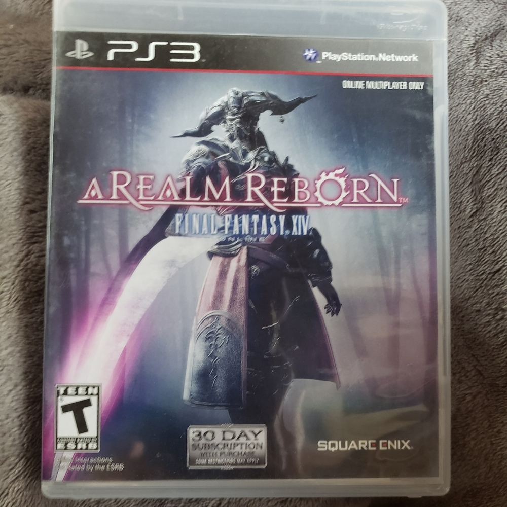 PS3 Realm Reborn Playstation game.